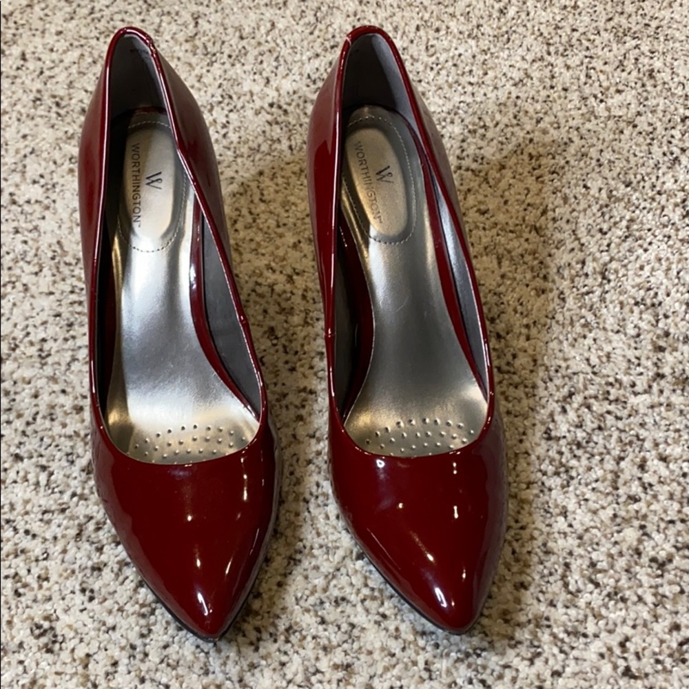 Worthington Maroon Pumps